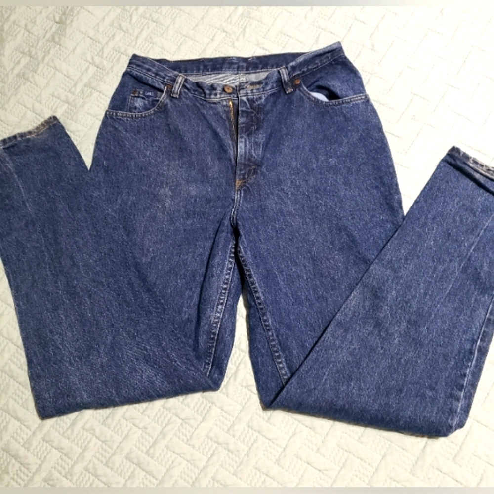 Ladies Lee Jeans, Sz 14L (long, 33"), Rise 12"